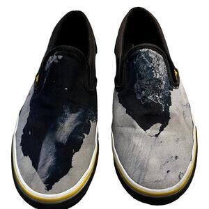 Vans Men's 11.5 National Geographic Slip-On Greenland Glacier Sneakers Casual